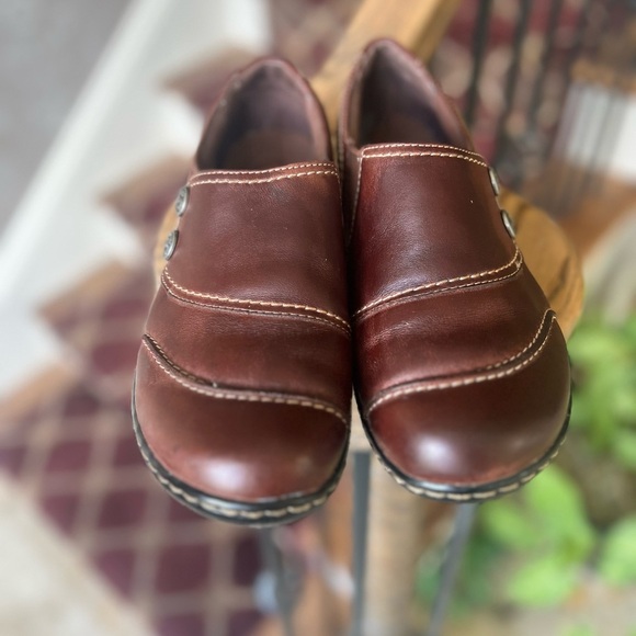 Clark’s Bendable leather loafer Brown very good condition size 9 ladies - Picture 8 of 12